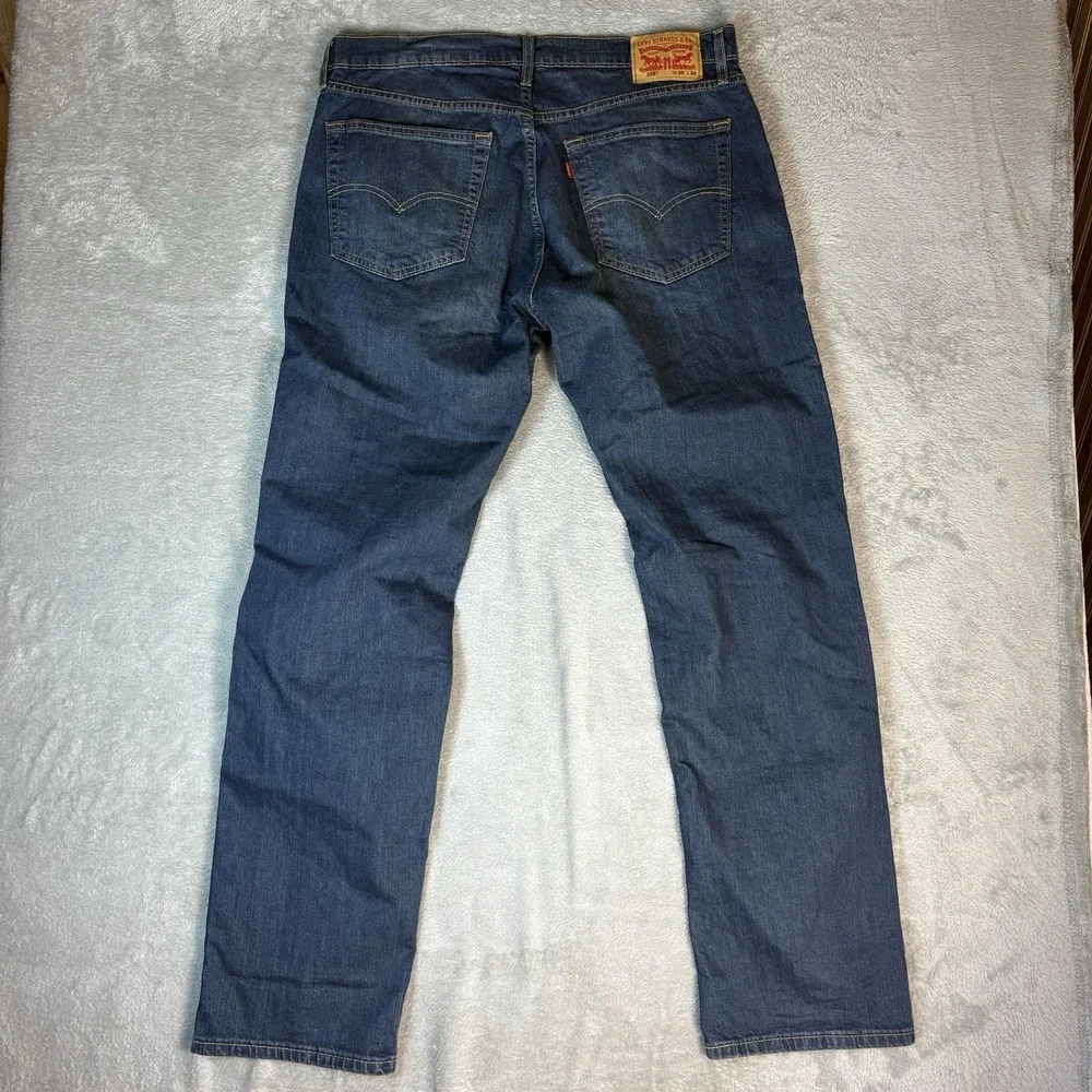 Levi's 559 Jeans Mens 36x34 (Fits 38x34) Relaxed Straight Med Wash‎ Blue Denim